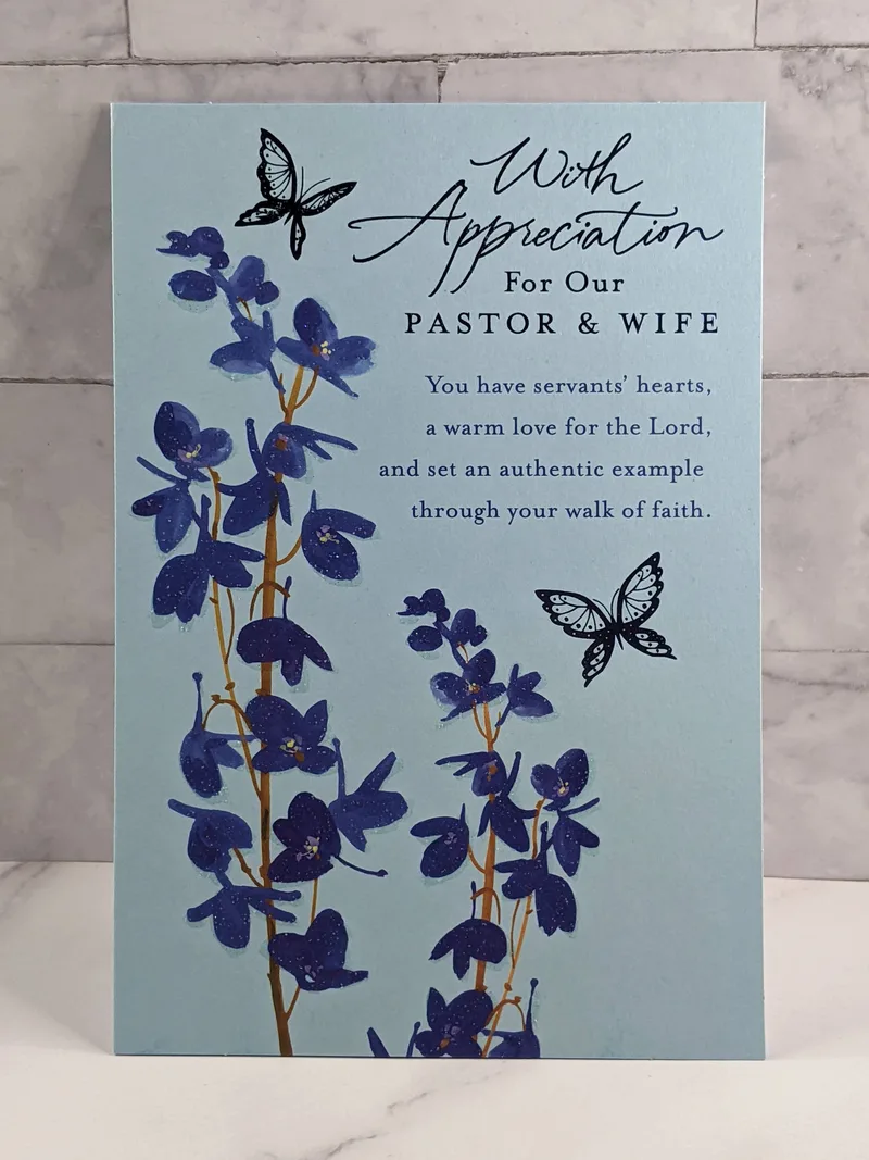 Our Pastor and Wife Appreciation Card