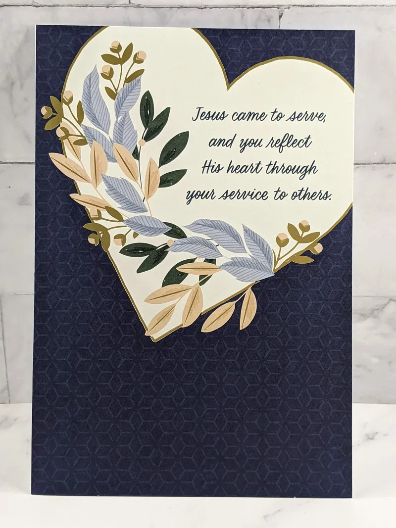 Heart to Serve Pastor Appreciation Card