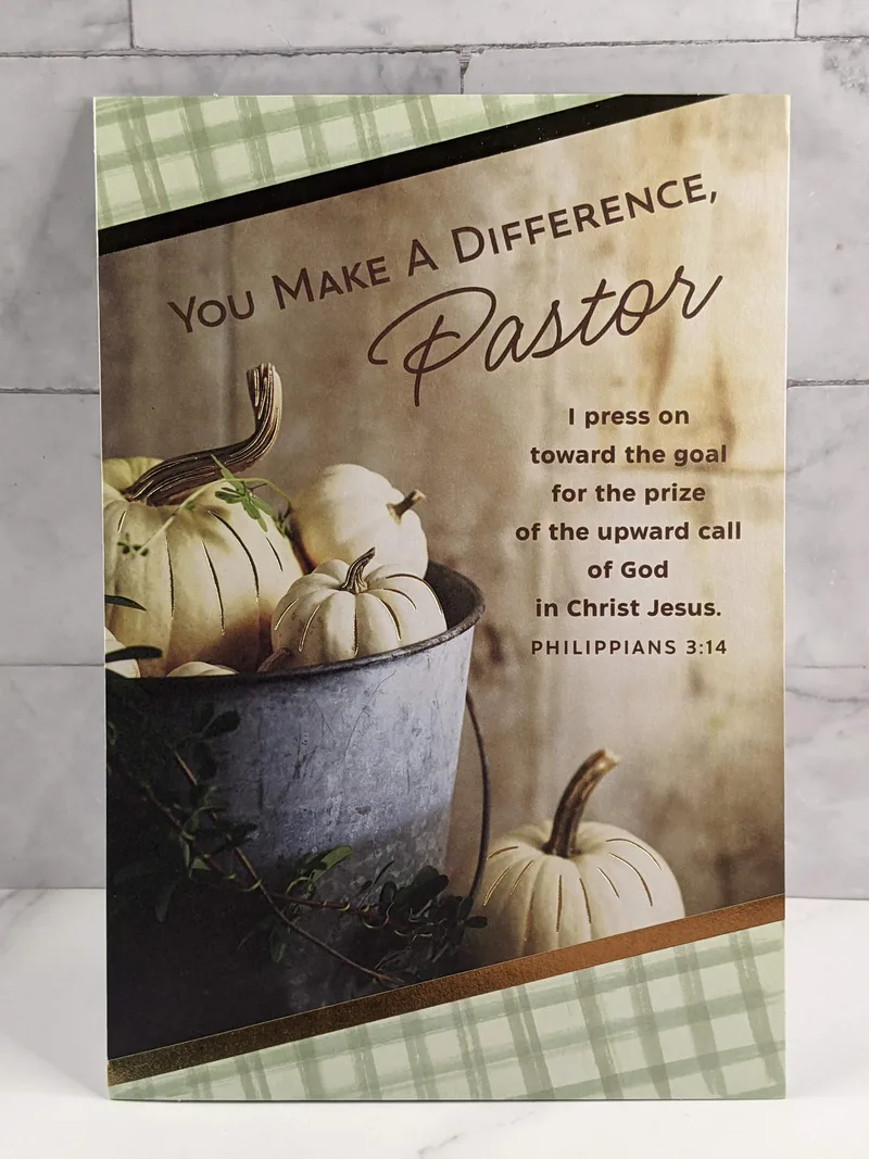 Grateful for Pastor Card