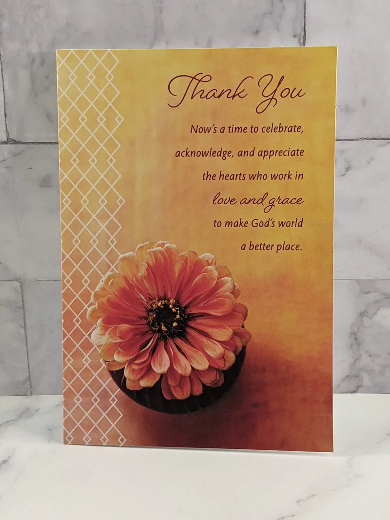 Ministry Thank You Card