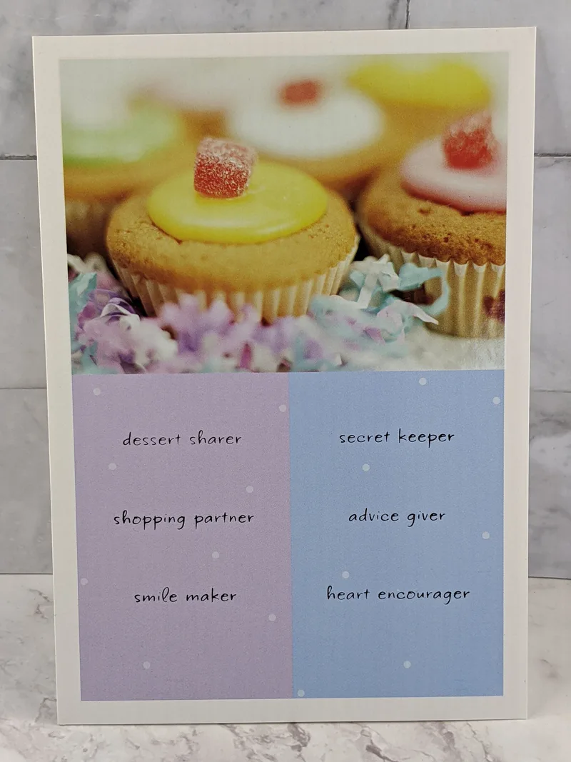 Dessert Sharer, Shopping Partner...friend...you!