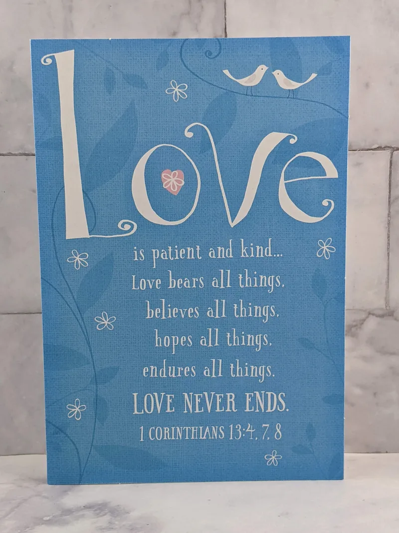 Perfect Love Wedding Card