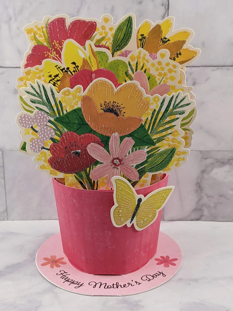 Mother's Day Flower Pop-Up Card