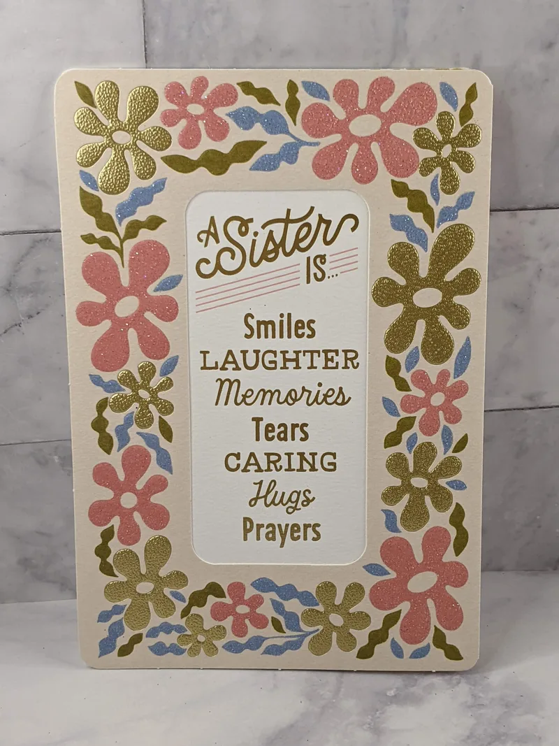 Sharing Motherhood Sister Mother's Day Card