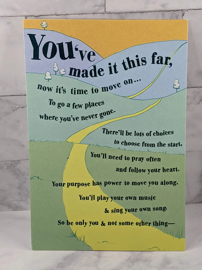 Time to Move On Graduation Card