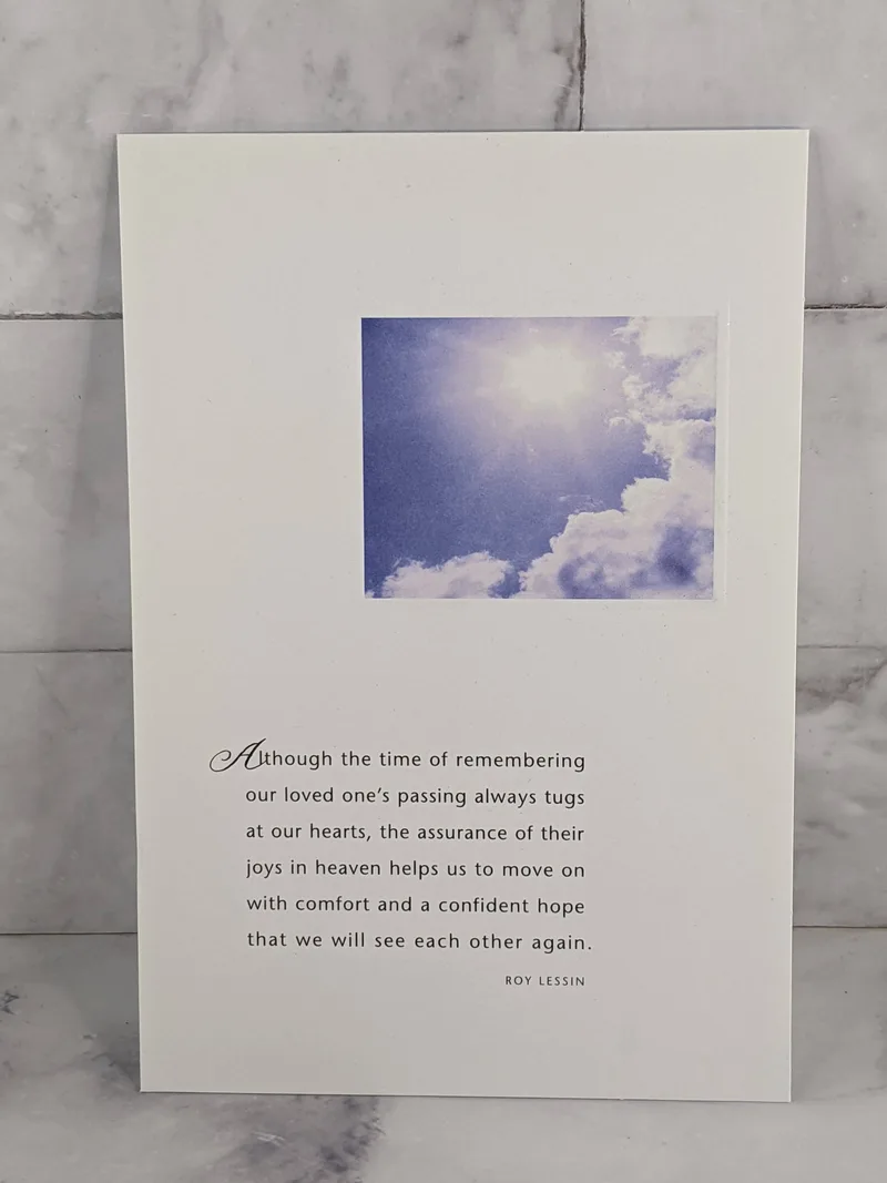 Special Remembrance Card