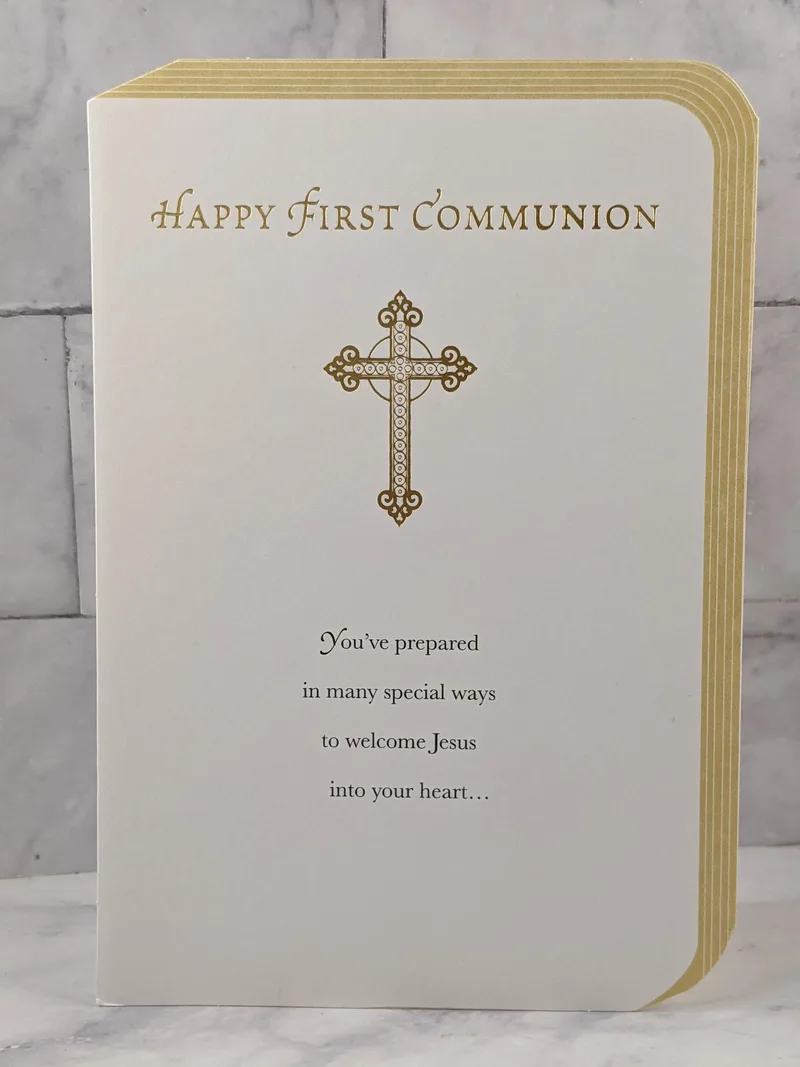 Welcome Jesus First Communion Card