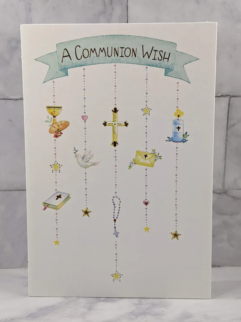 A Communion Wish Card