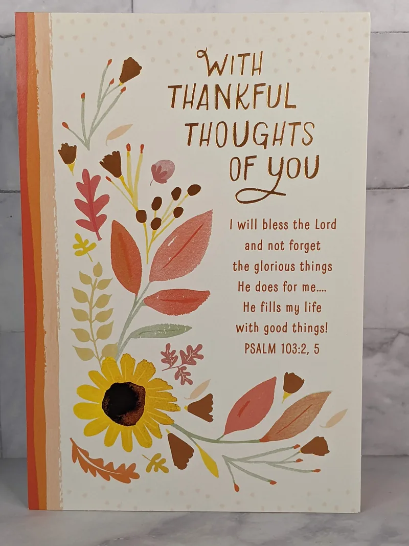 Thoughts of You Thanksgiving Card