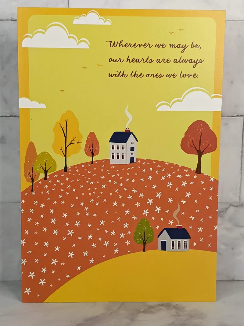 Sending Love Thanksgiving Card