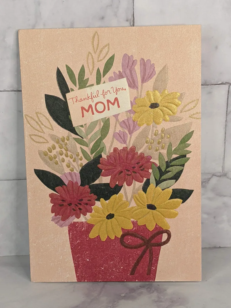 Thankful for Mom Thanksgiving Card