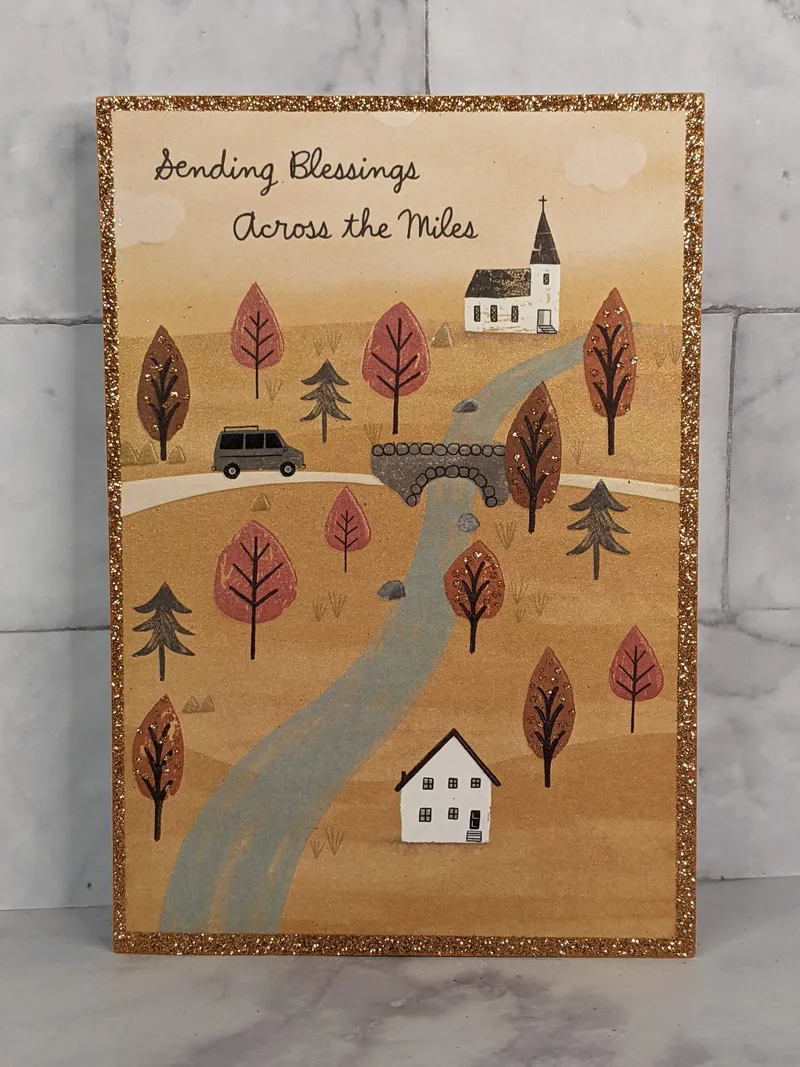 Blessings Across the Miles Thanksgiving Card
