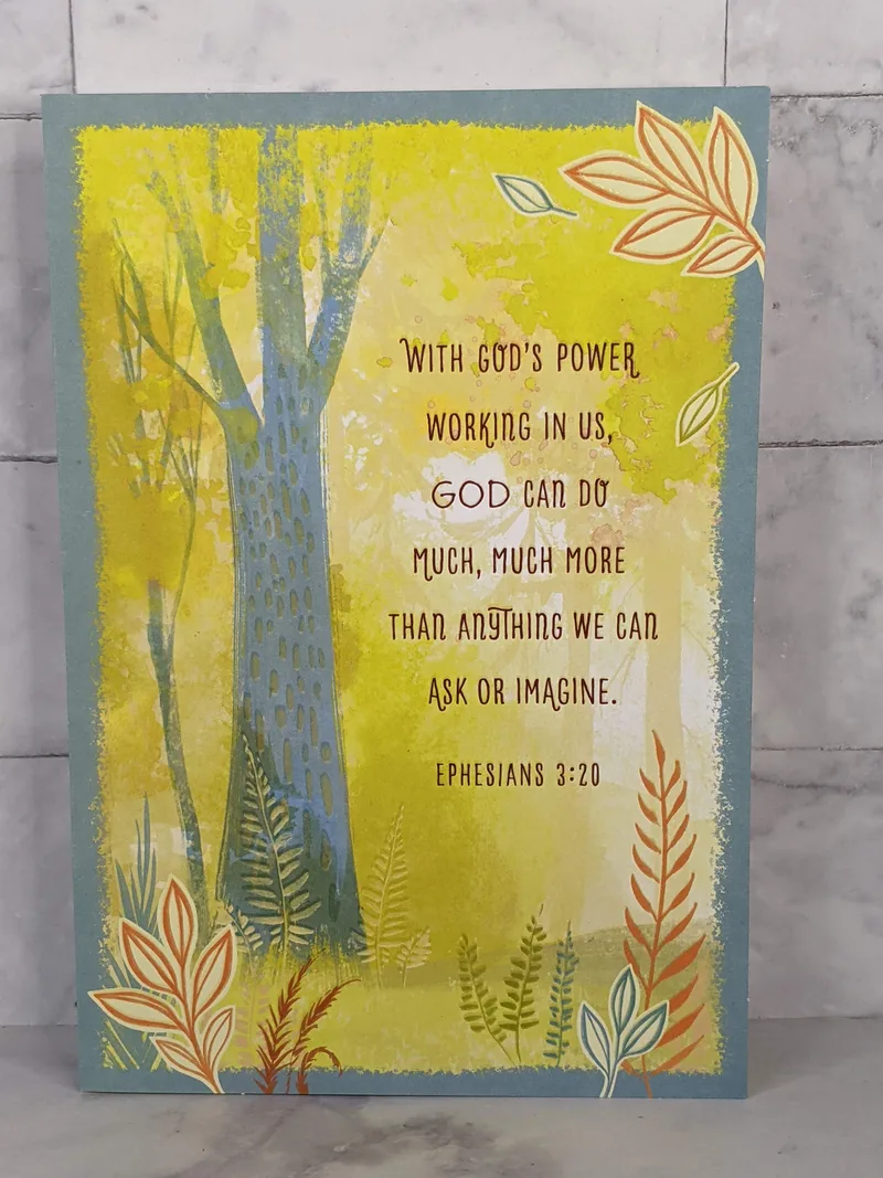 Ministry Blessing Appreciation Card