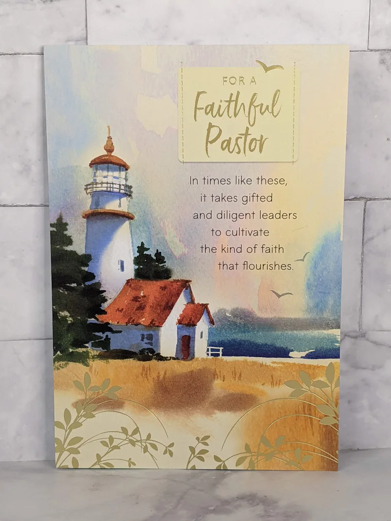 Appreciation Card for a Faithful Pastor