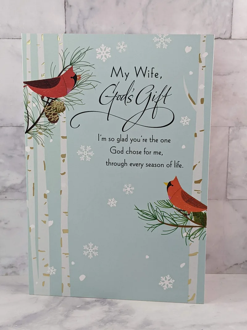 Favorite Person Christmas Card for Wife