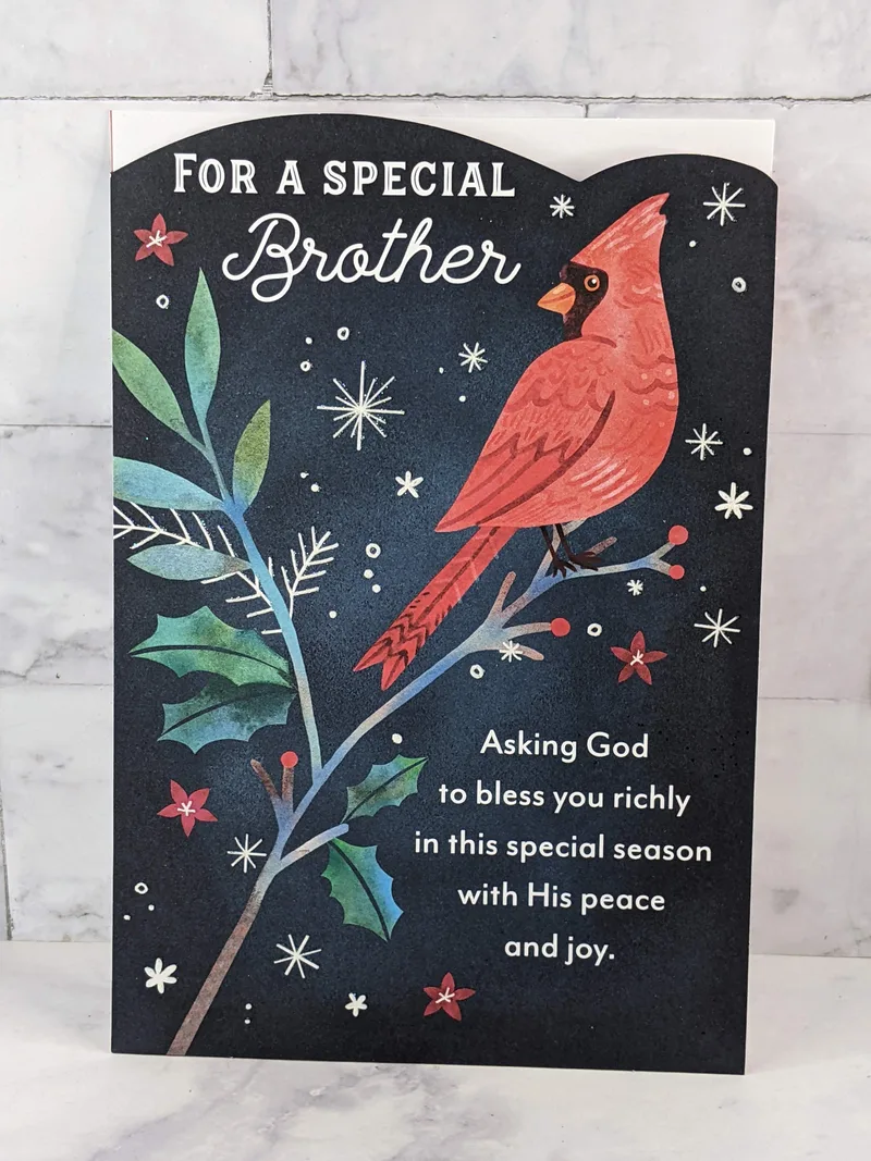 Brother Blessing Christmas Card