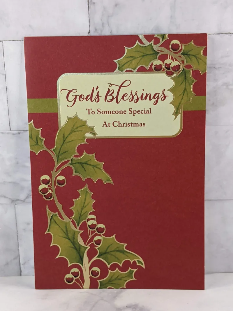 Special Blessings Christmas Card