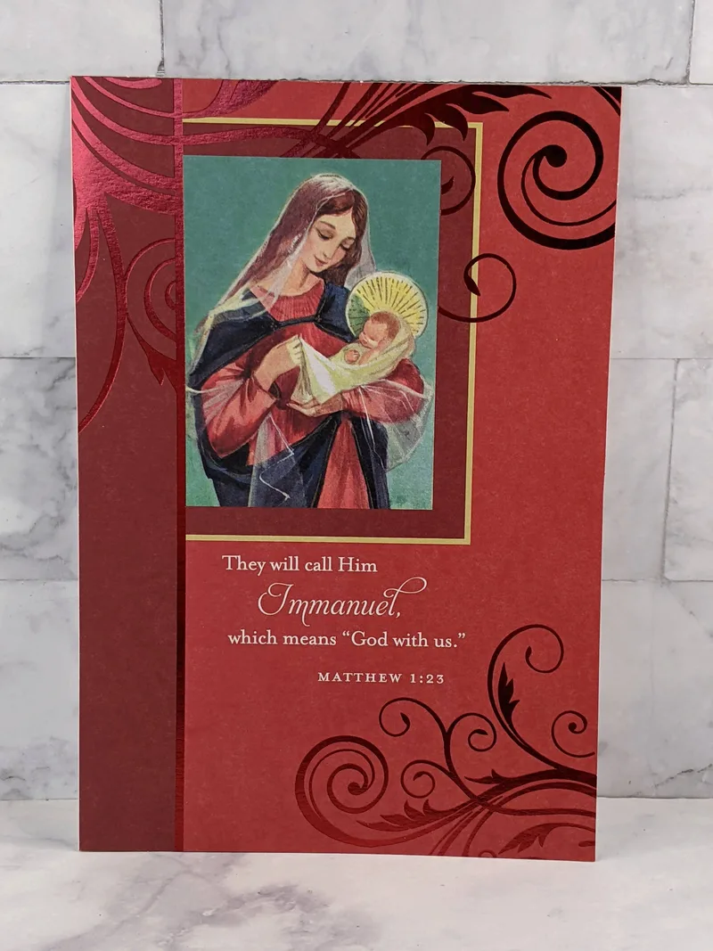 God Is With Us Christmas Card