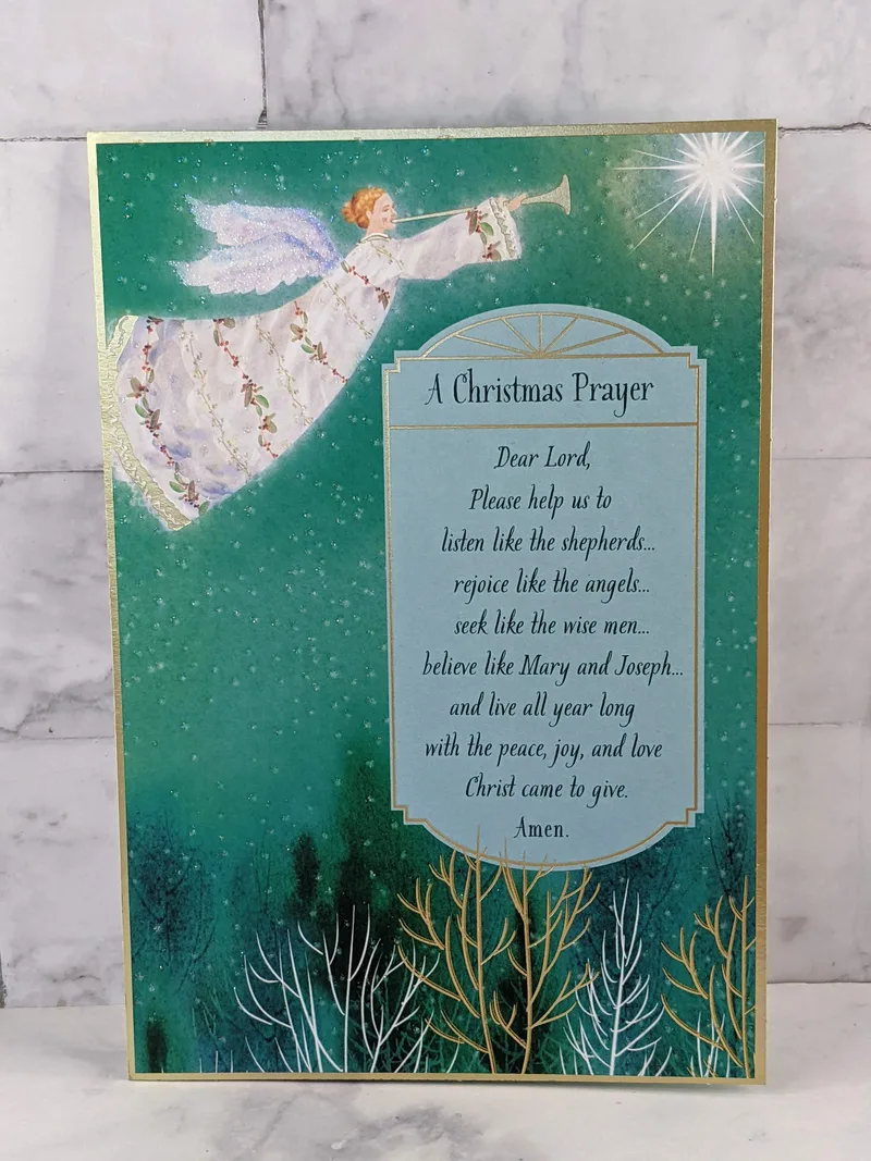 A Christmas Prayer Card