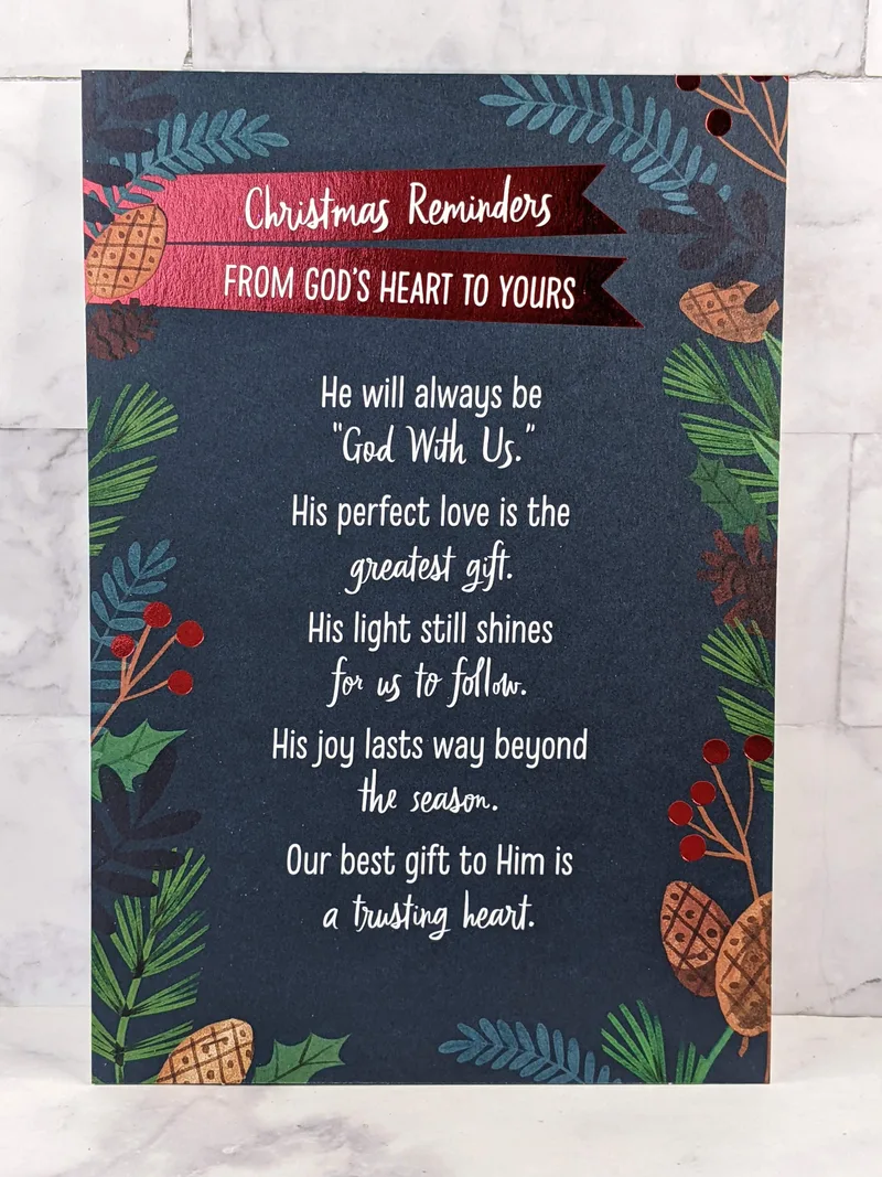 His Perfect Love Christmas Card