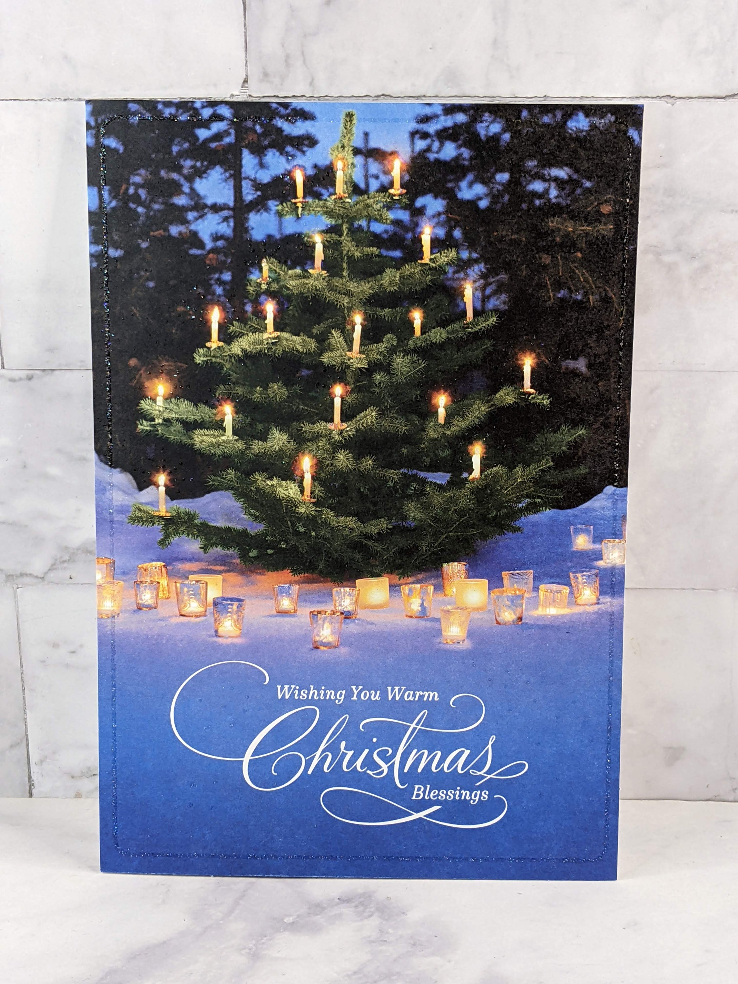 Warm Christmas Blessings Card