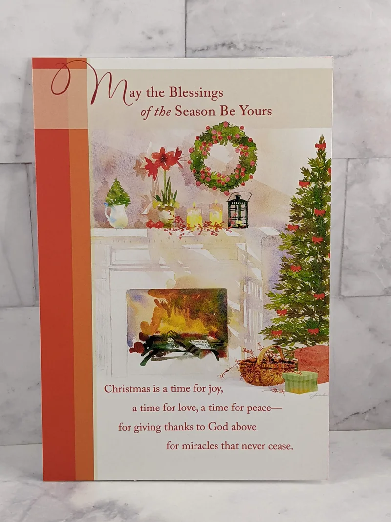 Blessings of the Season Christmas Card