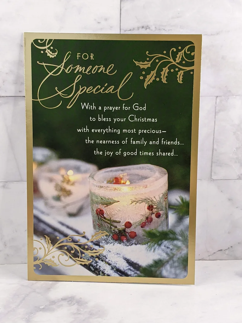 Precious Blessings Christmas Card