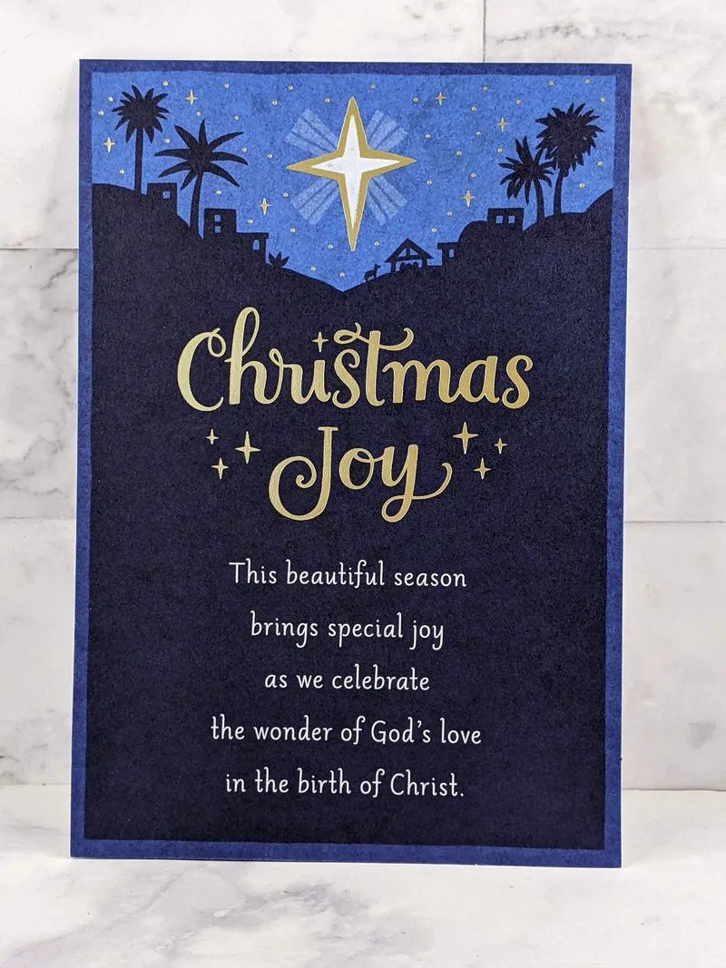 Christmas Joy and Peace Card