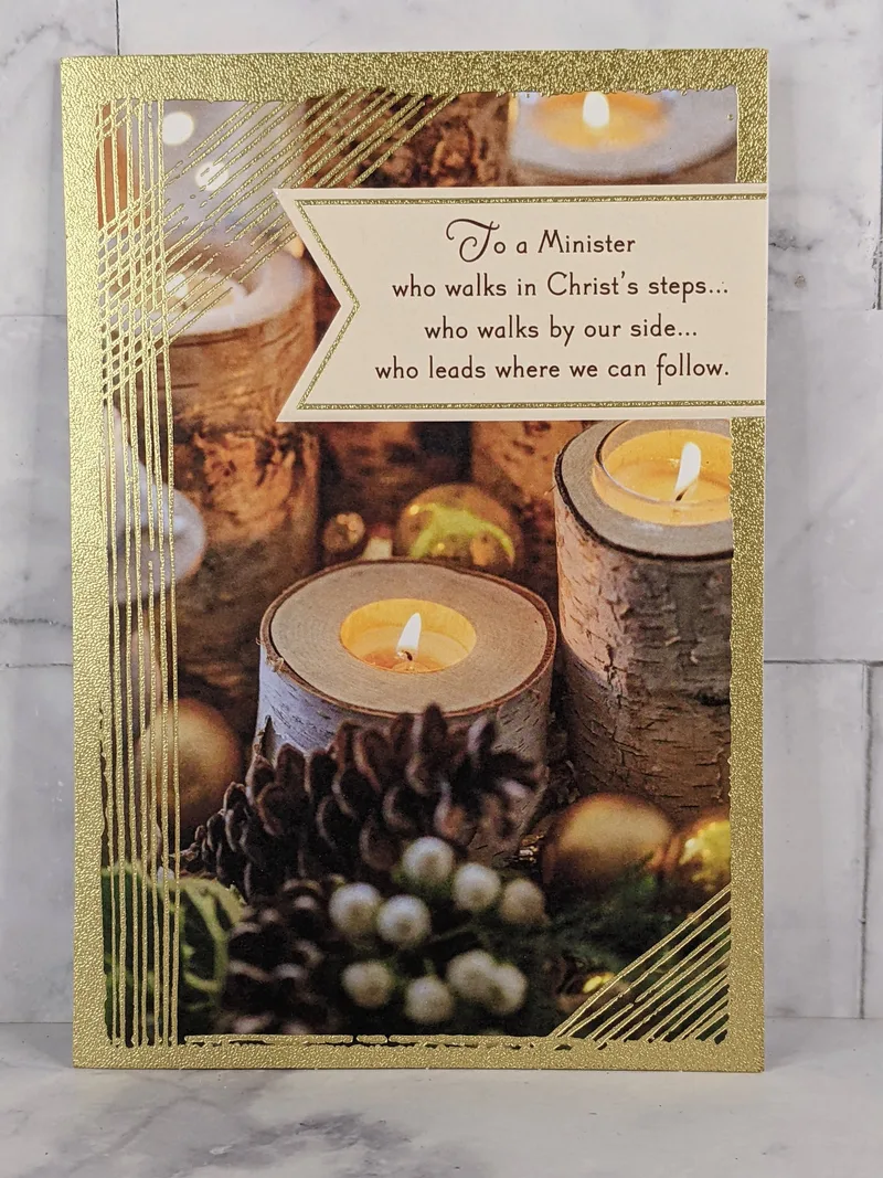 Christmas Card for a Minister