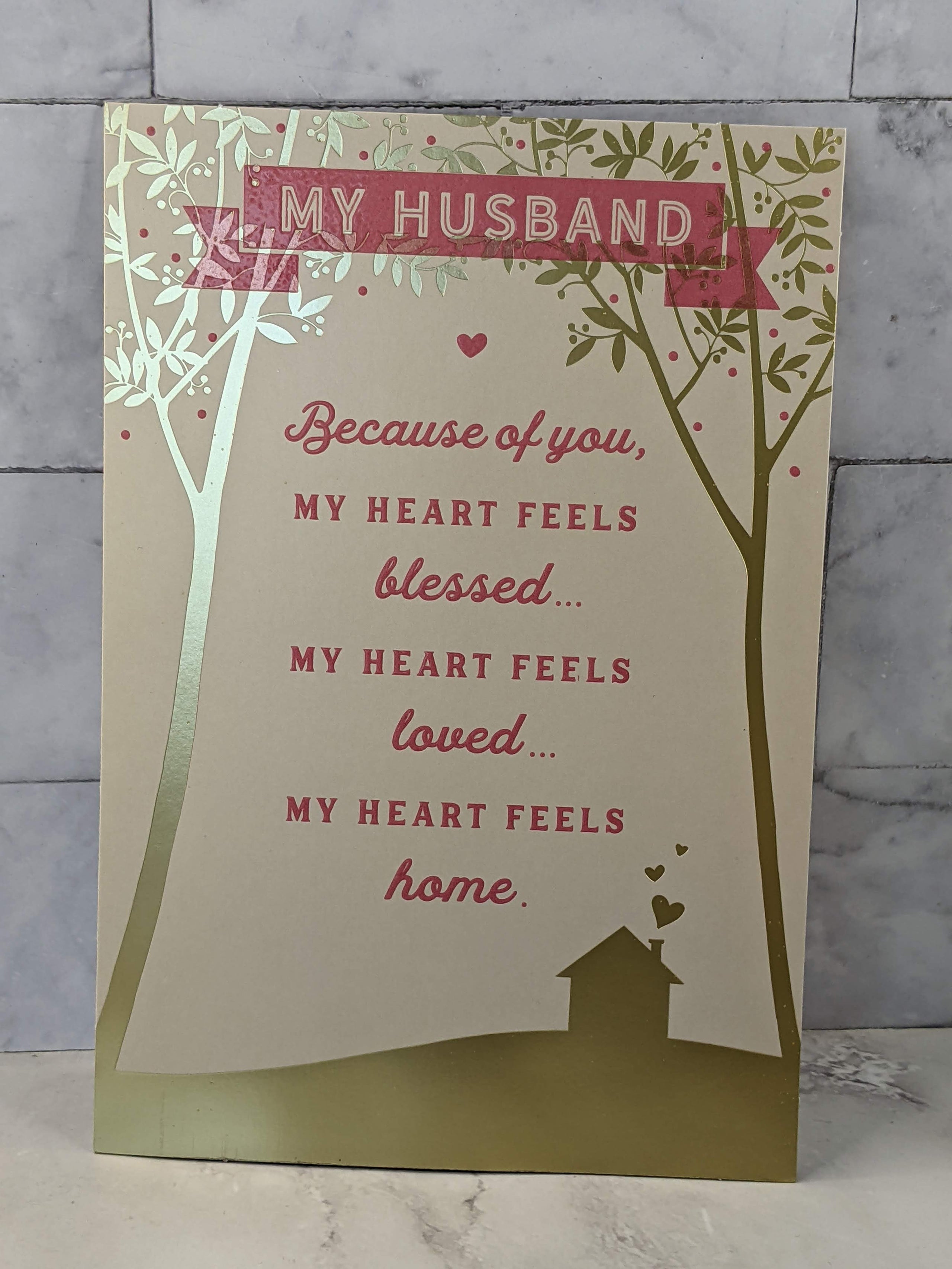 What My Heart Needed Valentine Card for Husband