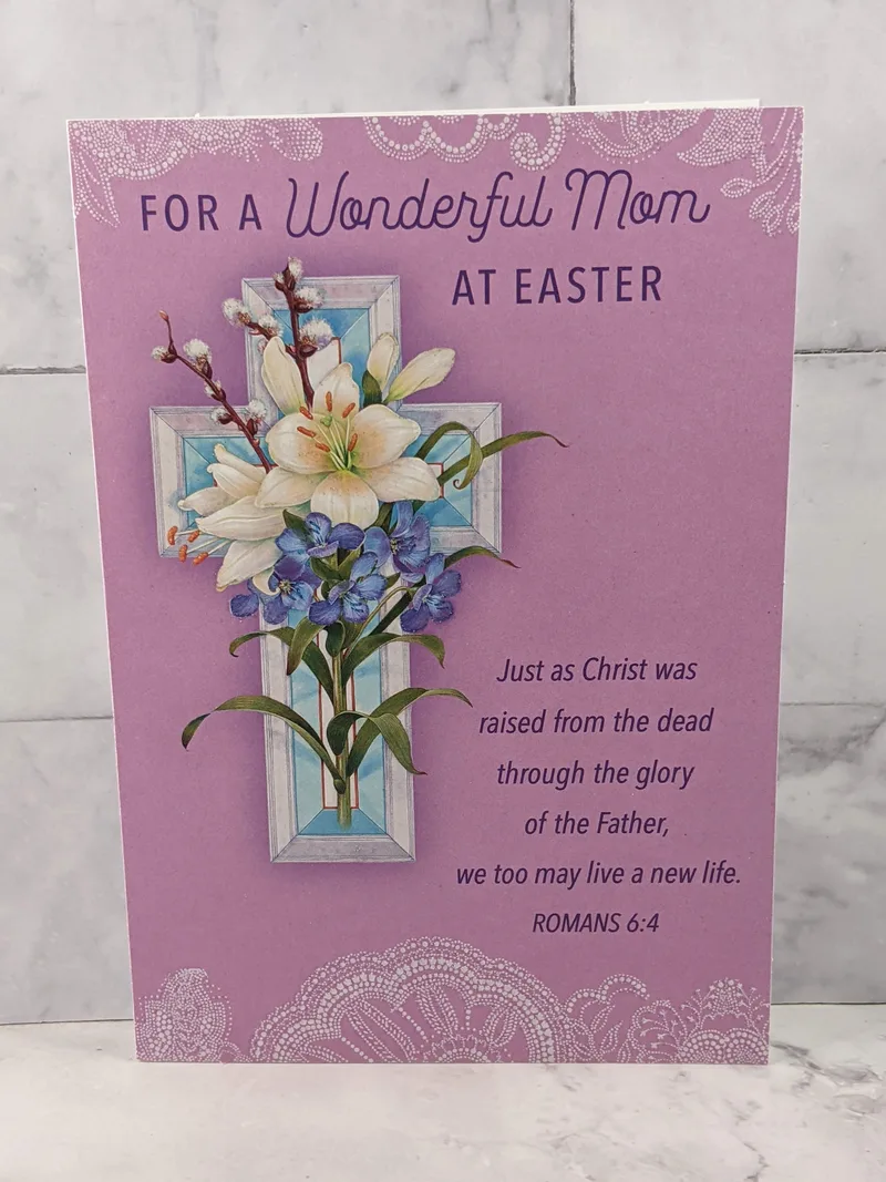 Gratitude to Mom Easter Card