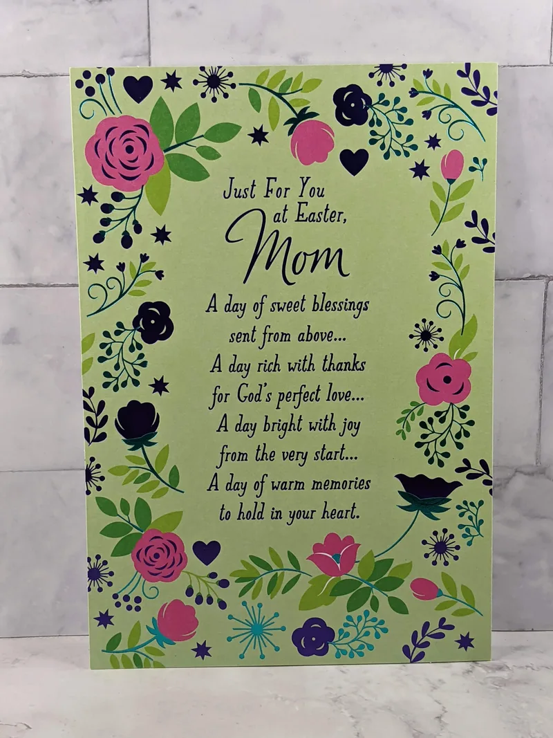Easter Blessings Card for Mom