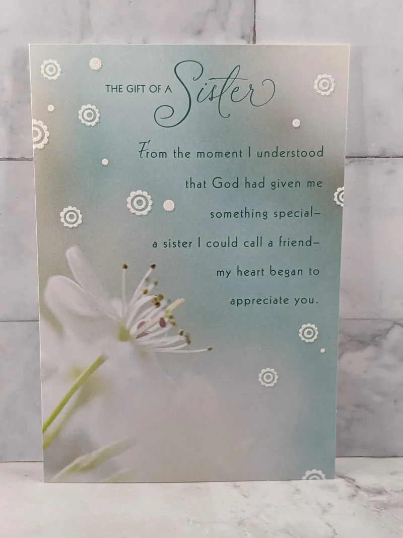 Thankful for Sister Easter Card