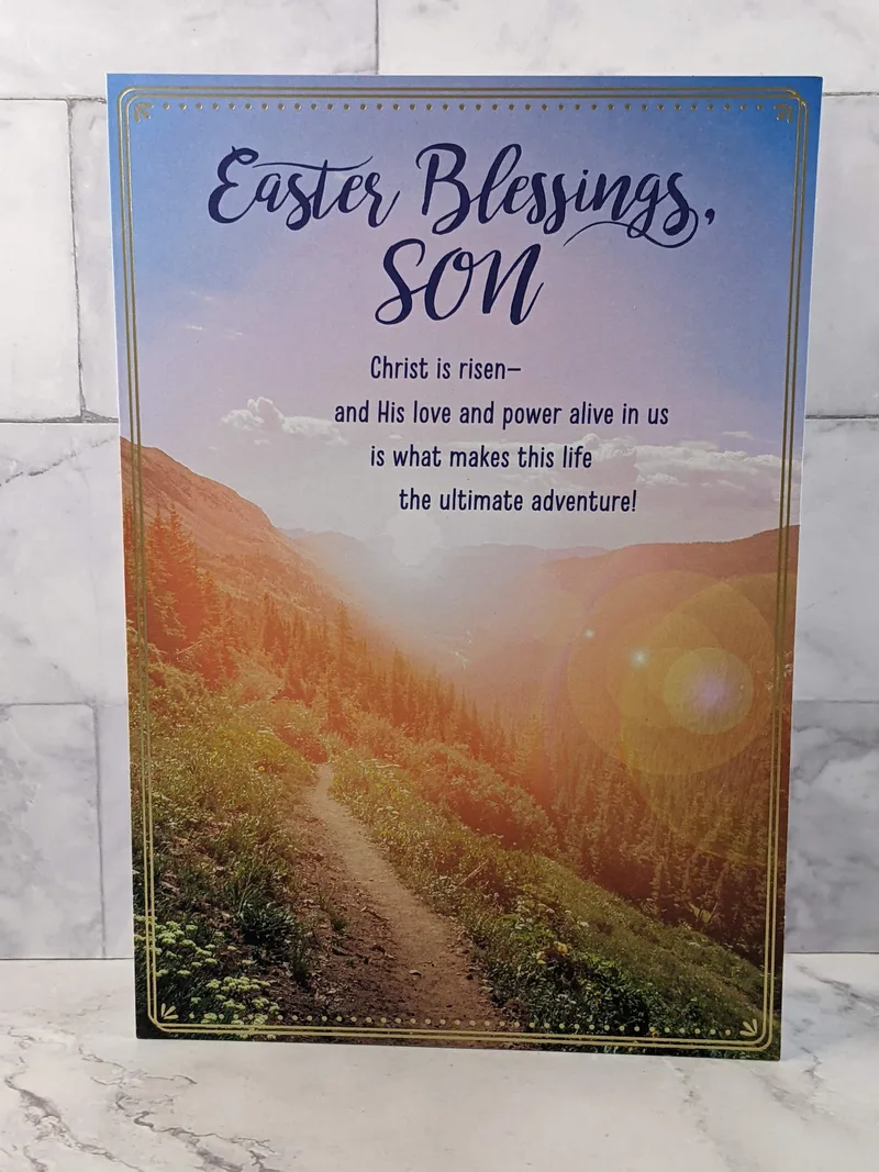 Easter Blessings Card for Son