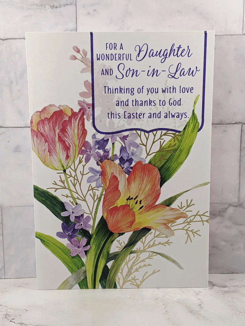 Daughter and Son-in-Law Easter Card