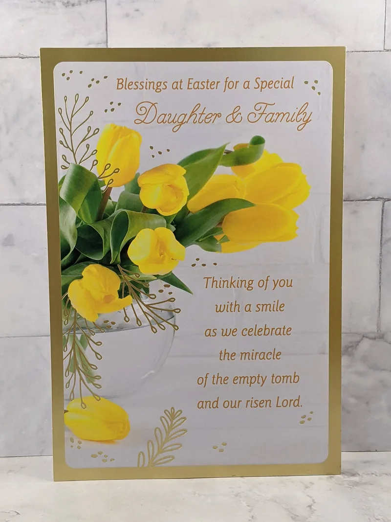 Easter Card for Daughter and Family