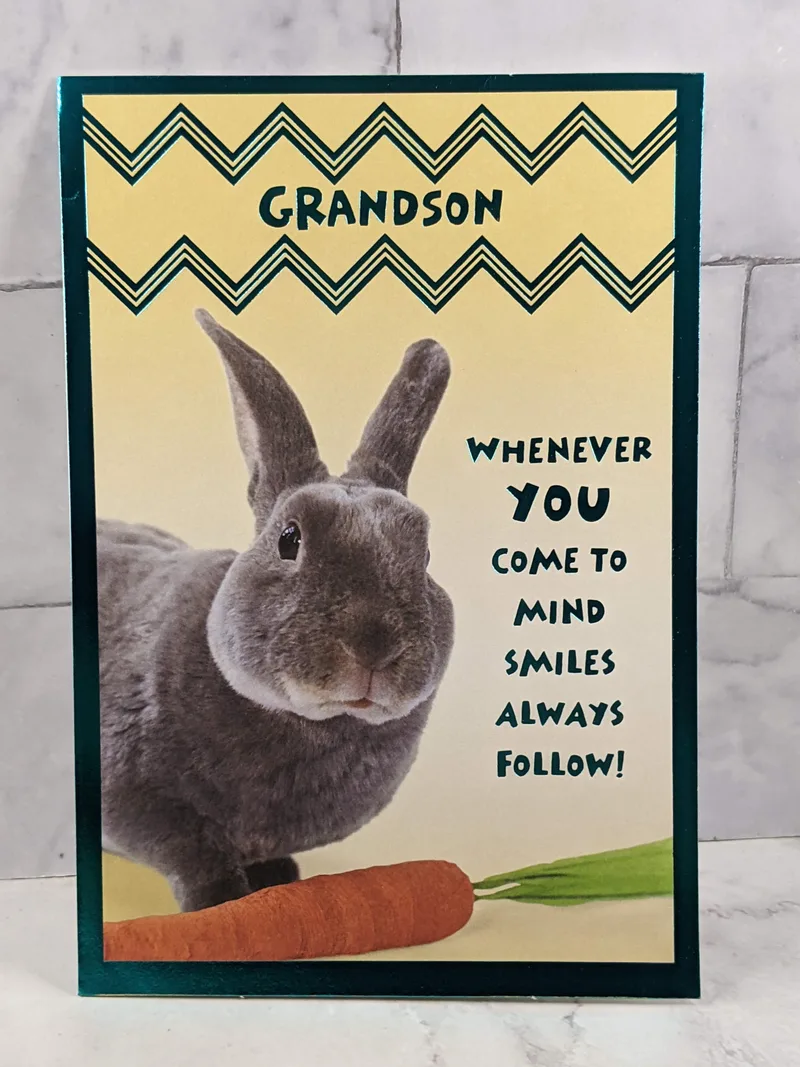 Joyful Easter Card for Grandson