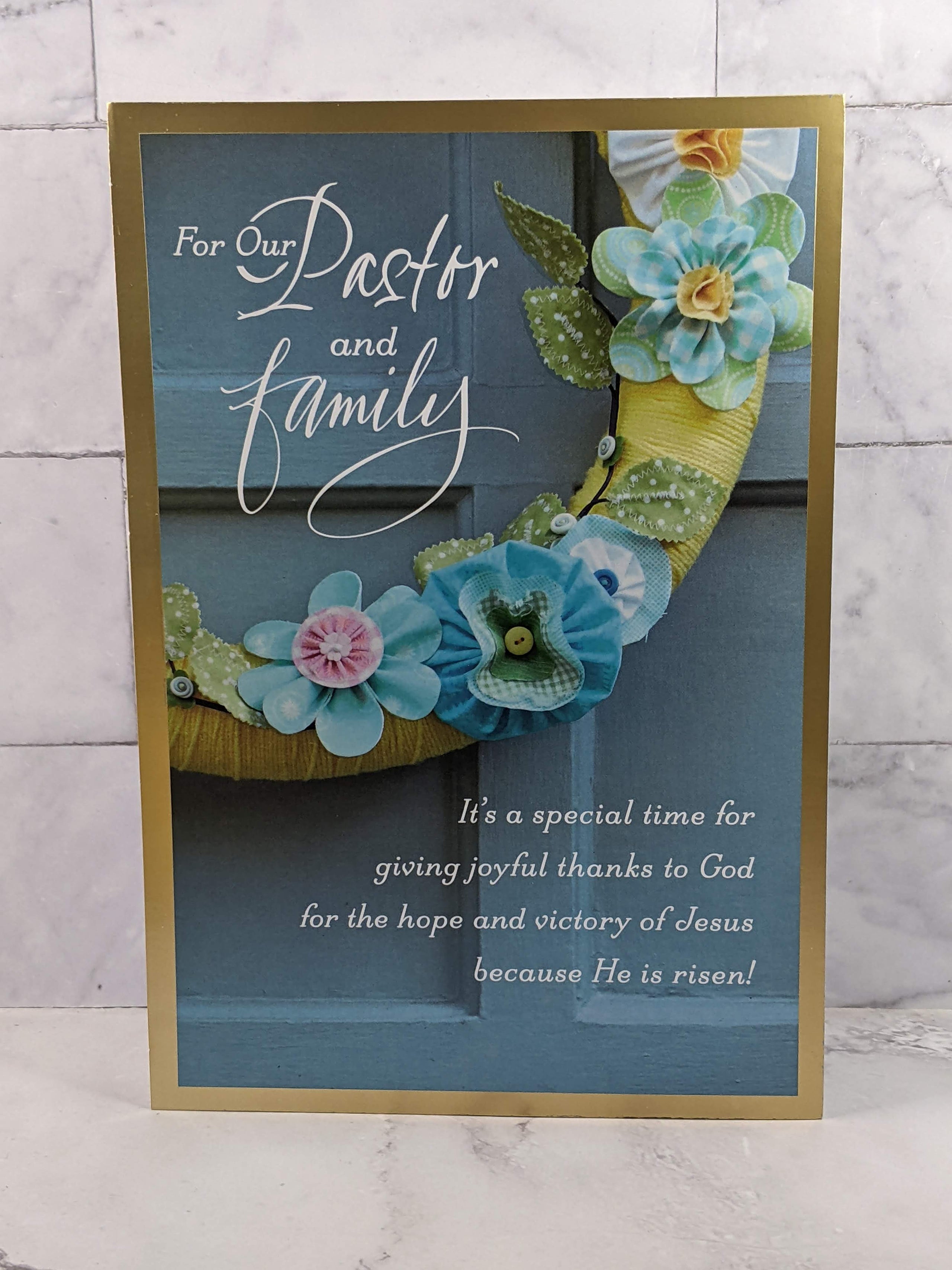Easter Card for Pastor and Family