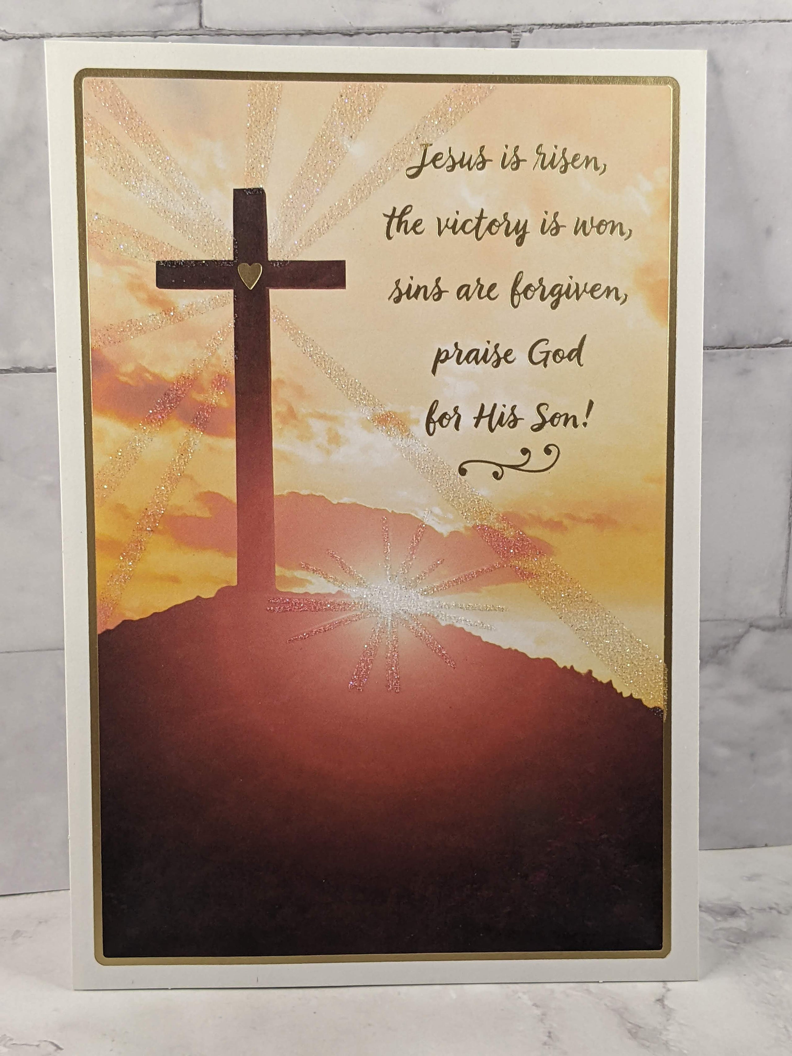 Victory Is Won Easter Card