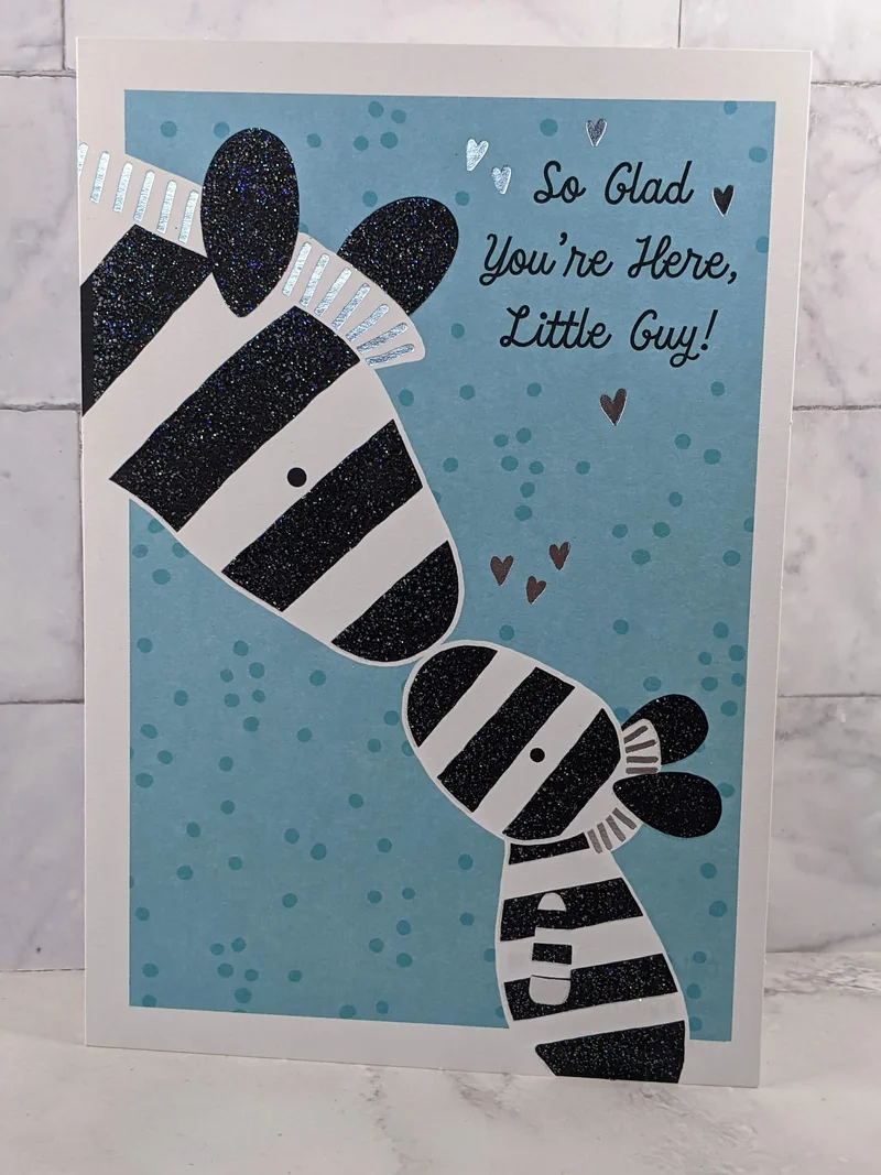 Joys of a Son Baby Card