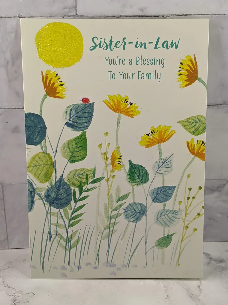 Family First Mother's Day Card for Sister-in-Law