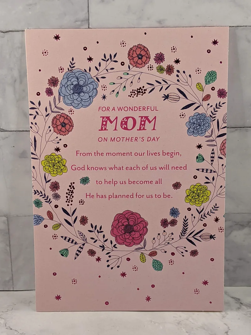 Wonderful Mom to Me Mother's Day Card