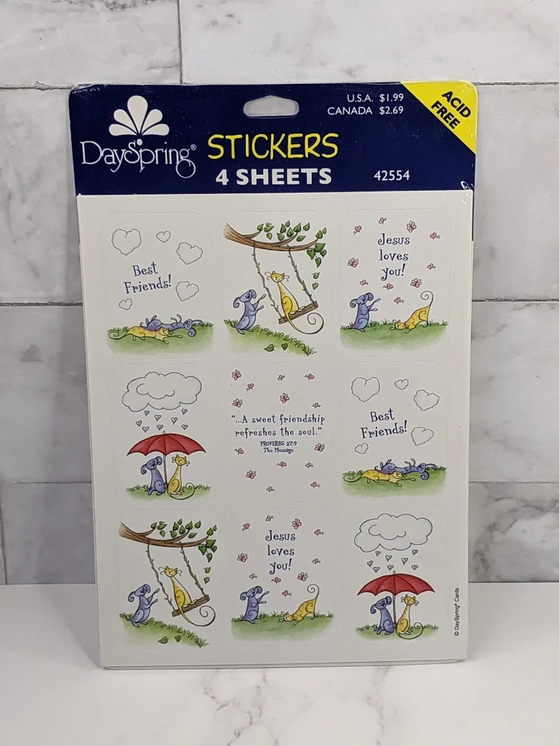 Best Friends Inspirational Stickers