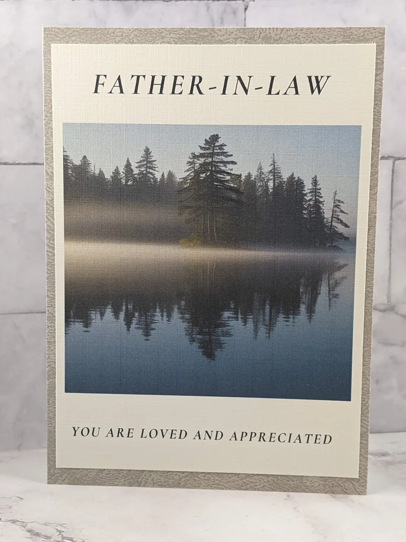 Loved Father-In-Law Greeting Card