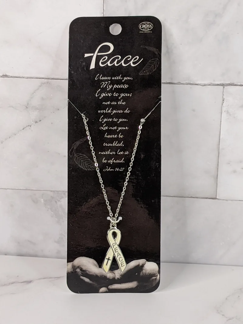 Peace Necklace Bookmark