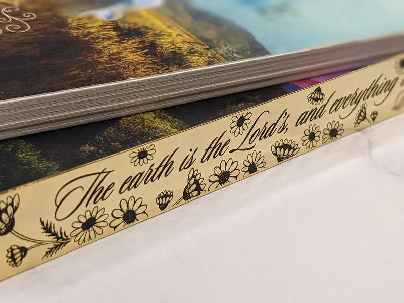 Lord's Earth Metal Bookmark