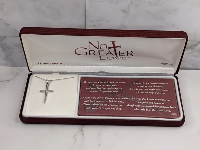 Pointed Cross Necklace