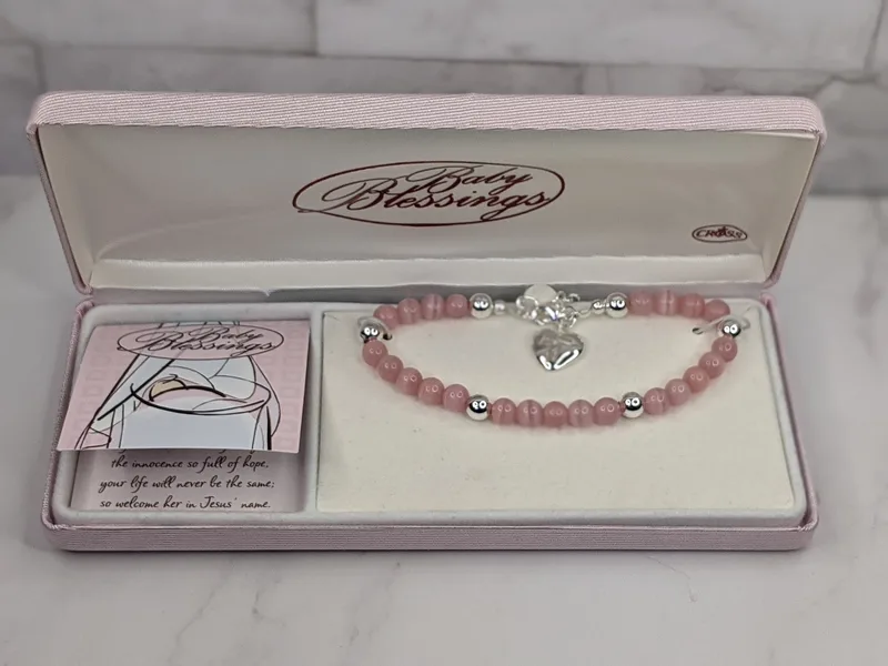 Baby Blessings Pink Mother's Bracelet SP