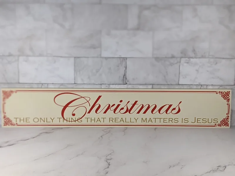 Christmas (Jesus) Sign