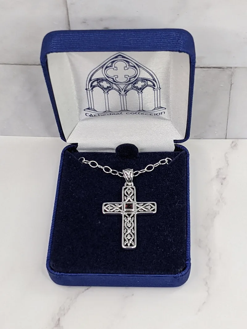 Christchurch Cross Necklace (SS)